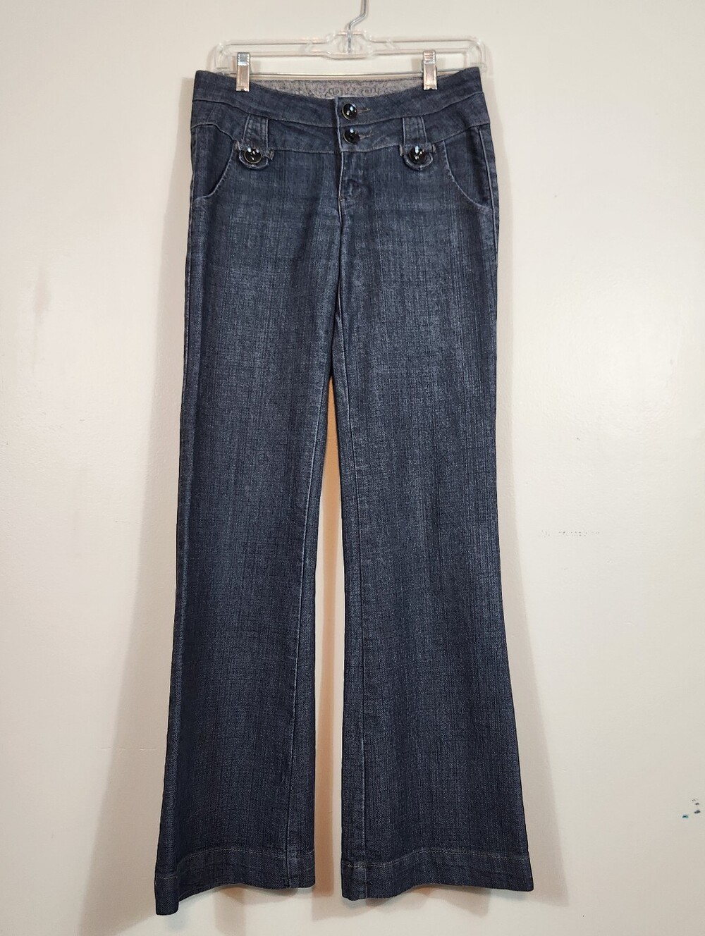 Vintage Y2K-style Boom Boom Dark Wash Jeans flare pants size 5